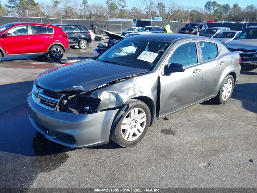 VIN 1C3CDZAB2DN615541 2013 Dodge Avenger, SE no.2