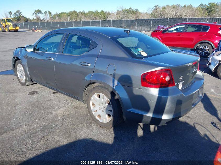 VIN 1C3CDZAB2DN615541 2013 Dodge Avenger, SE no.3