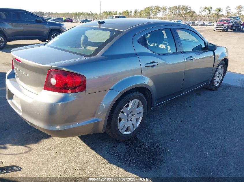 VIN 1C3CDZAB2DN615541 2013 Dodge Avenger, SE no.4