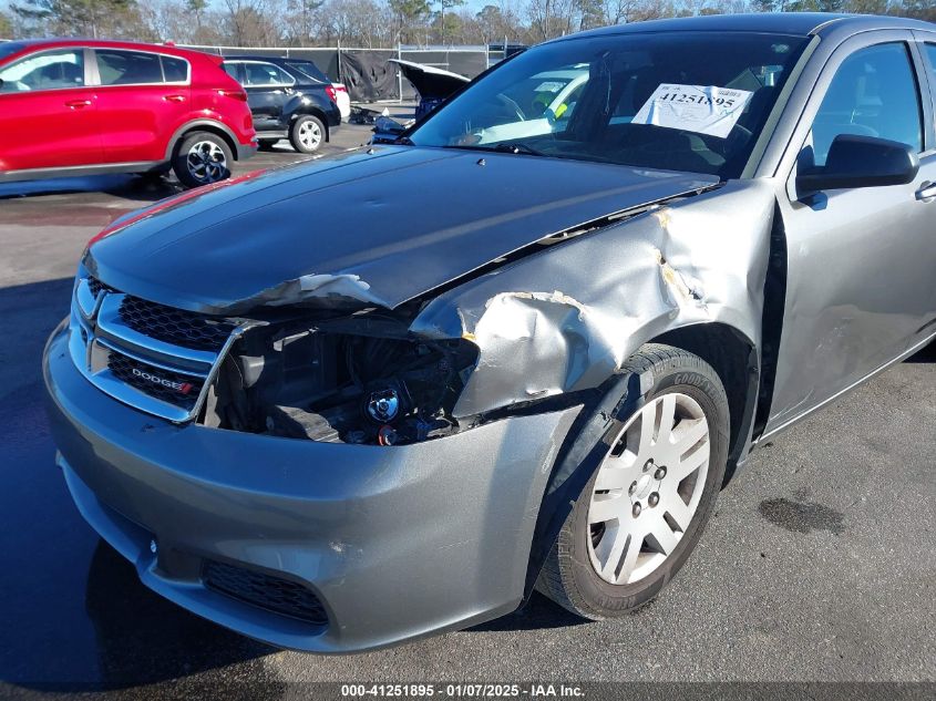 VIN 1C3CDZAB2DN615541 2013 Dodge Avenger, SE no.6