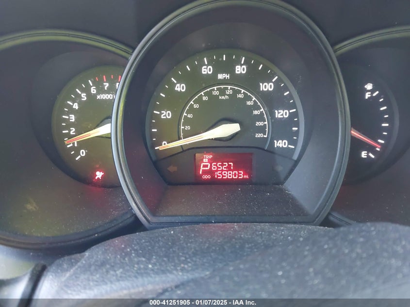 2013 KIA RIO VIN: KNADN5A39D6175517