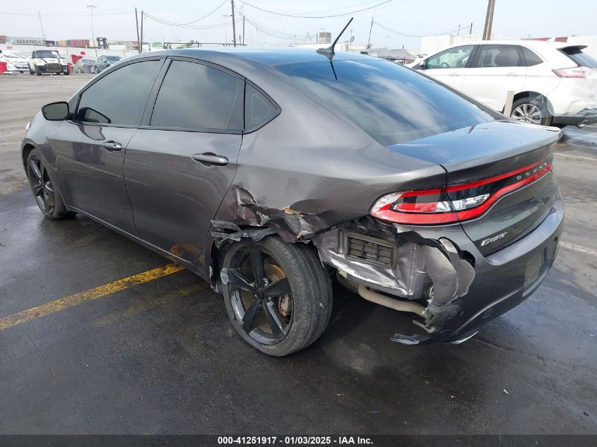 2015 Dodge Dart Sxt VIN: 1C3CDFBB3FD345838 Lot: 41251917