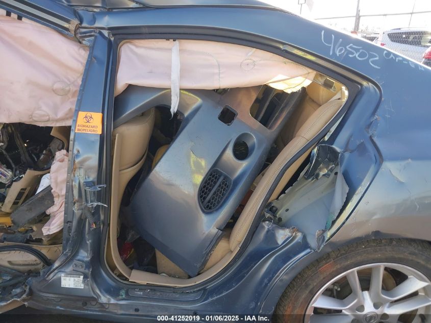 2009 Nissan Maxima 3.5 Sv VIN: 1N4AA51E39C829915 Lot: 41252019