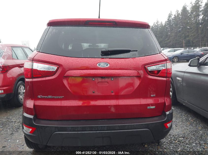 2018 Ford Ecosport Se VIN: MAJ3P1TE3JC215299 Lot: 41252130