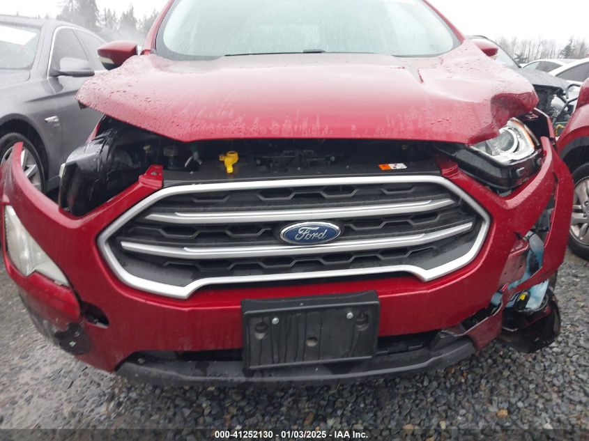 2018 Ford Ecosport Se VIN: MAJ3P1TE3JC215299 Lot: 41252130