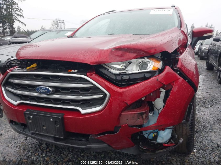 2018 Ford Ecosport Se VIN: MAJ3P1TE3JC215299 Lot: 41252130