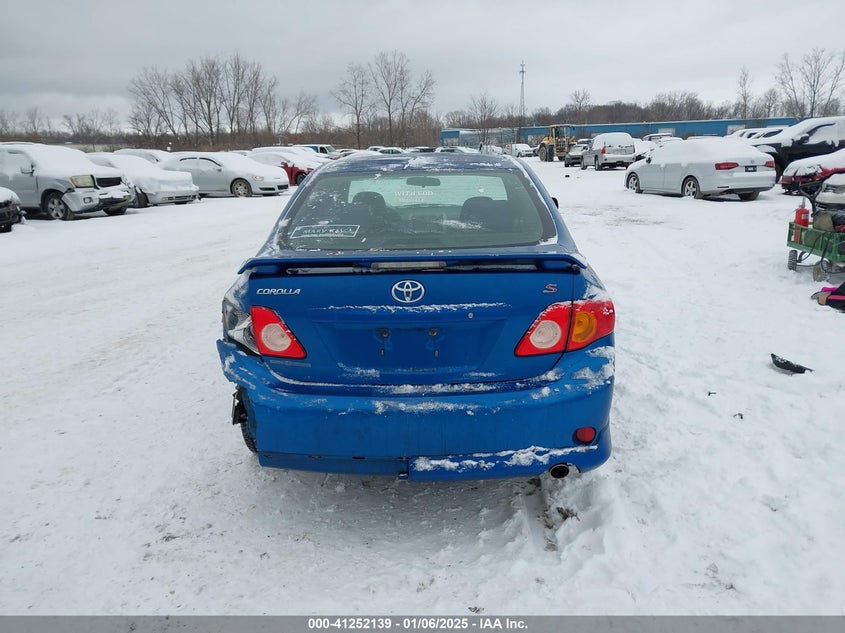 2009 TOYOTA COROLLA VIN: 1NXBU40E39Z067371