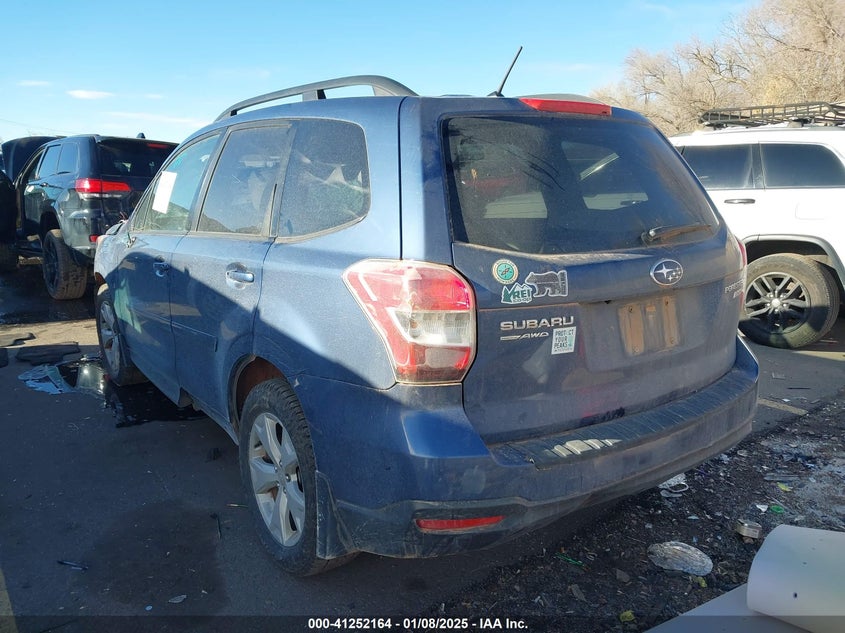 Vin: jf2sjaec0eh441216, lot: 41742510, subaru forester 2.5i premium 20143