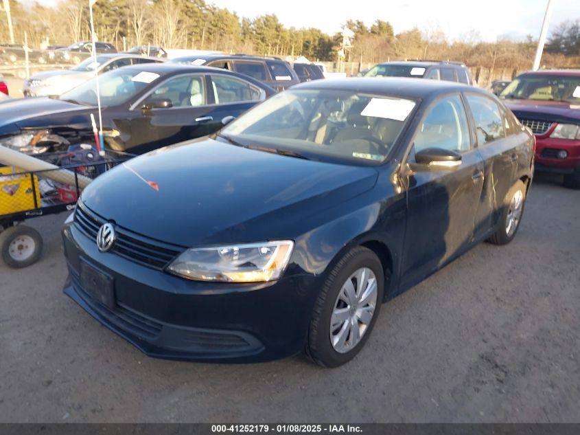 VIN 3VWD17AJ6EM393163 2014 Volkswagen Jetta, 1.8T Se no.2