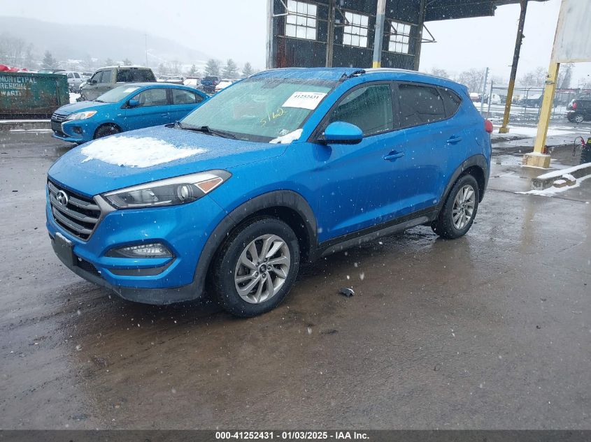 VIN KM8J3CA45GU105162 2016 Hyundai Tucson, SE no.2