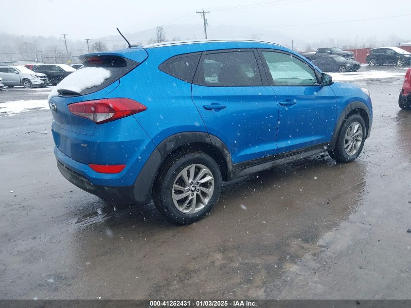 VIN KM8J3CA45GU105162 2016 Hyundai Tucson, SE no.4