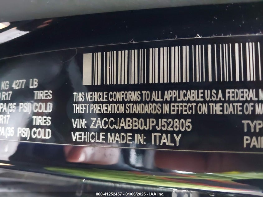 2018 JEEP RENEGADE LATITUDE FWD - ZACCJABB0JPJ52805