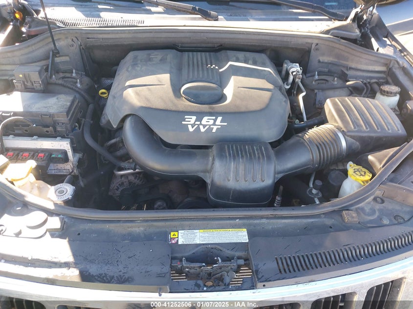 2013 JEEP GRAND CHEROKEE VIN: 1C4RJFBG1DC522724