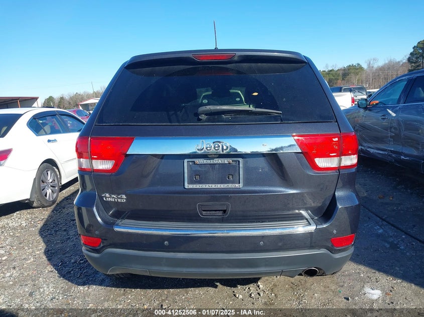 2013 JEEP GRAND CHEROKEE VIN: 1C4RJFBG1DC522724