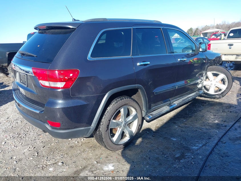2013 JEEP GRAND CHEROKEE VIN: 1C4RJFBG1DC522724