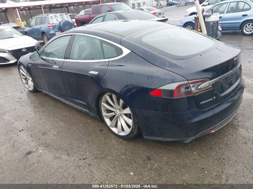 VIN 5YJSA1CN9DFP12873 2013 TESLA MODEL S no.3