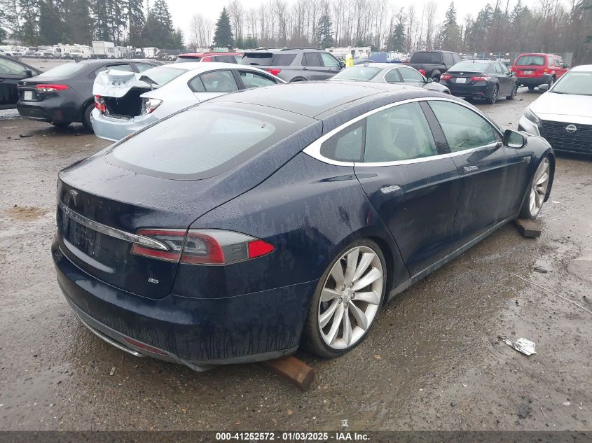 VIN 5YJSA1CN9DFP12873 2013 TESLA MODEL S no.4