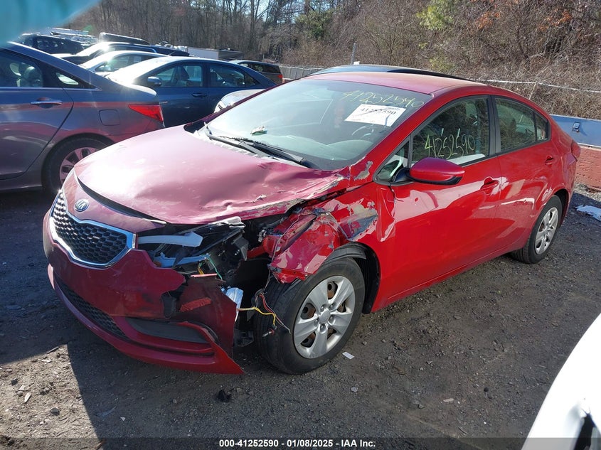 2016 KIA FORTE VIN: KNAFK4A63G5614114