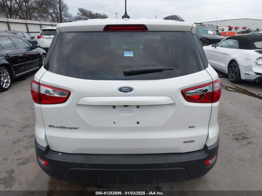 2018 Ford Ecosport Se VIN: MAJ3P1TE4JC189179 Lot: 41252699