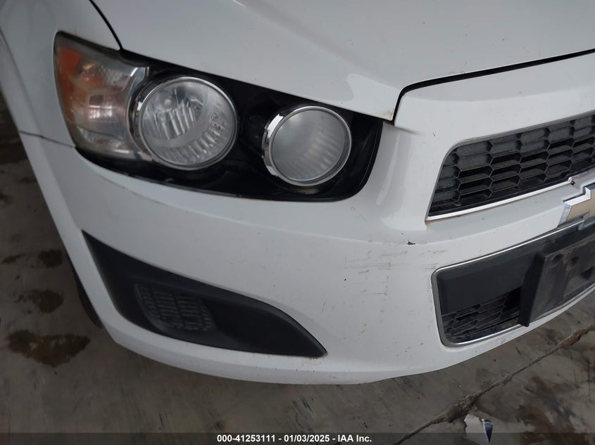 2013 CHEVROLET SONIC VIN: 1G1JC5SG3D4168242