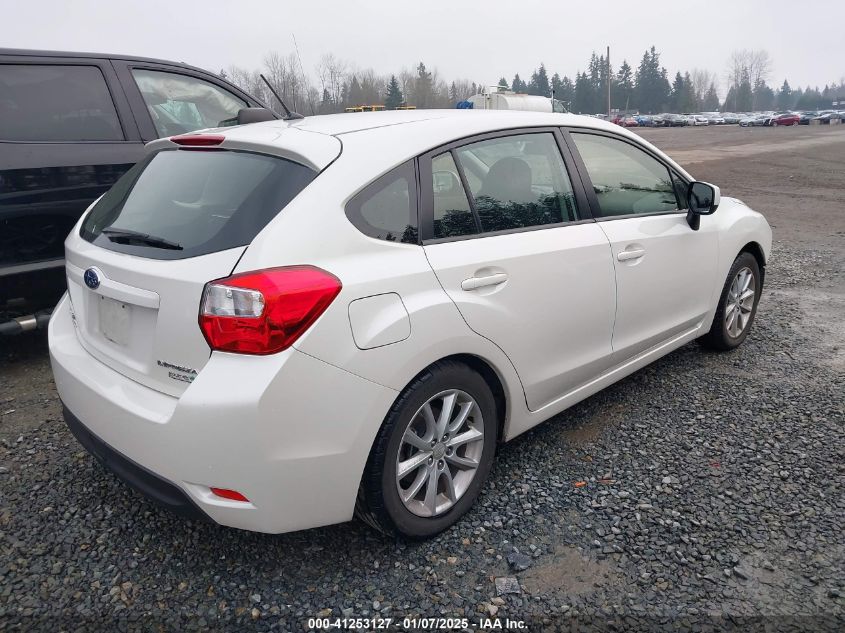 VIN JF1GPAC67E8249569 2014 Subaru Impreza, 2.0I Pre... no.4