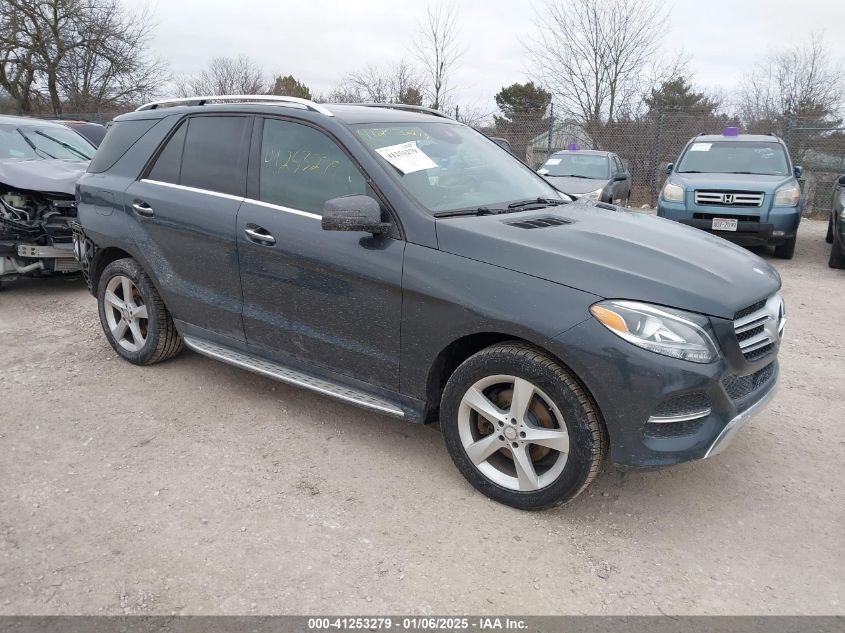 VIN 4JGDA5HBXGA693077 2016 Mercedes-Benz GLE 350, 4... no.1