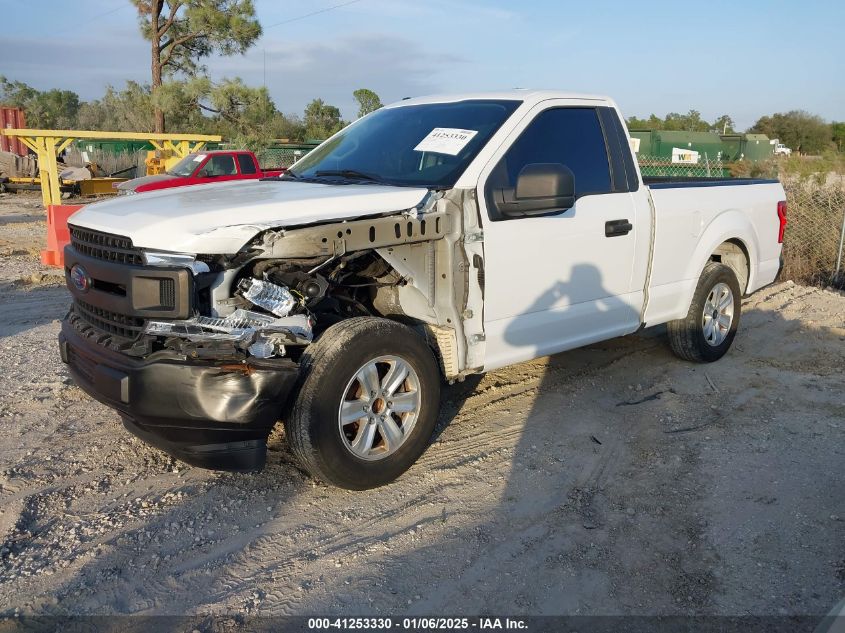 VIN 1FTMF1CBXJFE59635 2018 Ford F-150, XL no.2