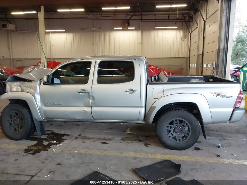 2013 Toyota Tacoma Double Cab VIN: 3TMLU4EN0DM122468 Lot: 41253416