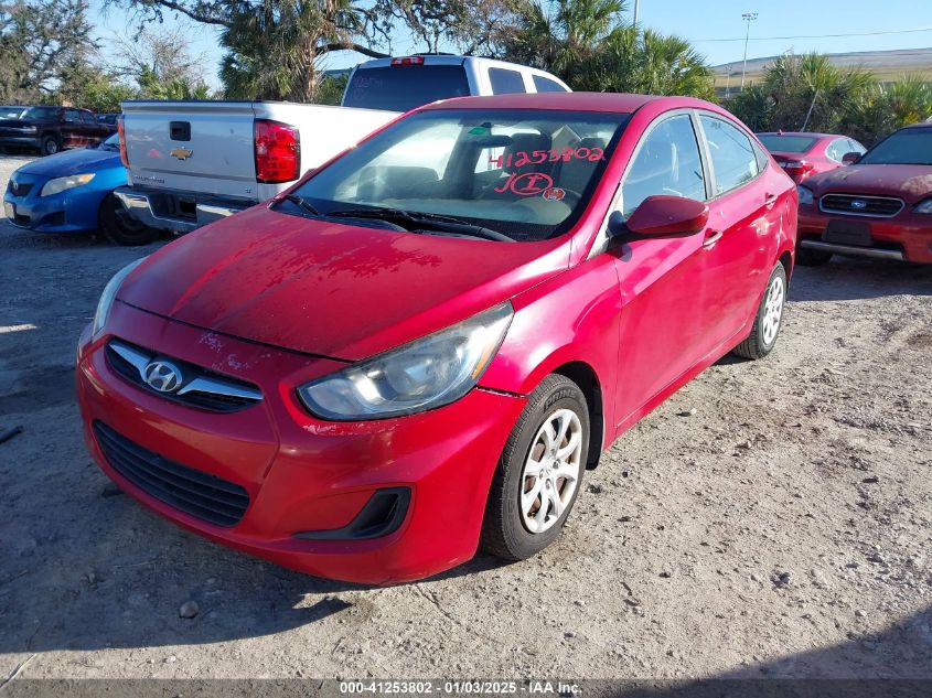 VIN KMHCT4AE4DU324522 2013 Hyundai Accent, Gls no.2