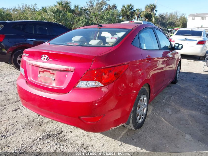 VIN KMHCT4AE4DU324522 2013 Hyundai Accent, Gls no.4