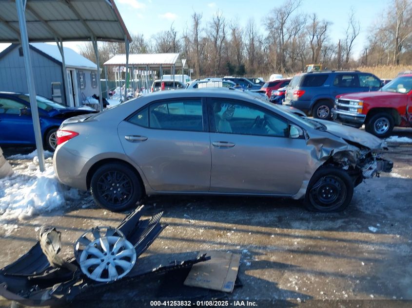 VIN 2T1BURHE2FC304978 2015 Toyota Corolla, LE no.14