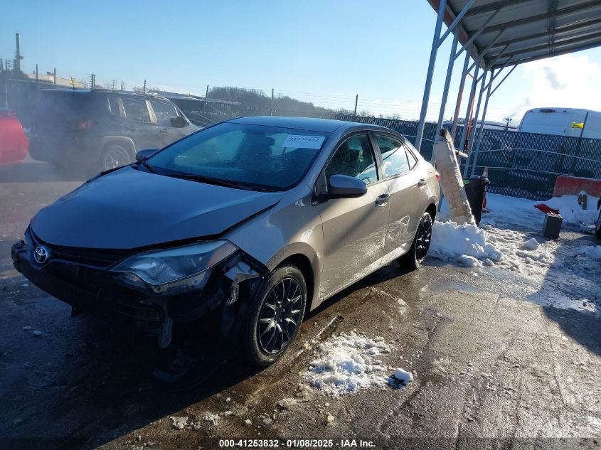 VIN 2T1BURHE2FC304978 2015 Toyota Corolla, LE no.2