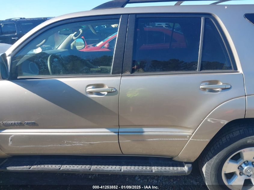 2005 Toyota 4Runner Limited V8 VIN: JTEBT17R350050744 Lot: 41253852