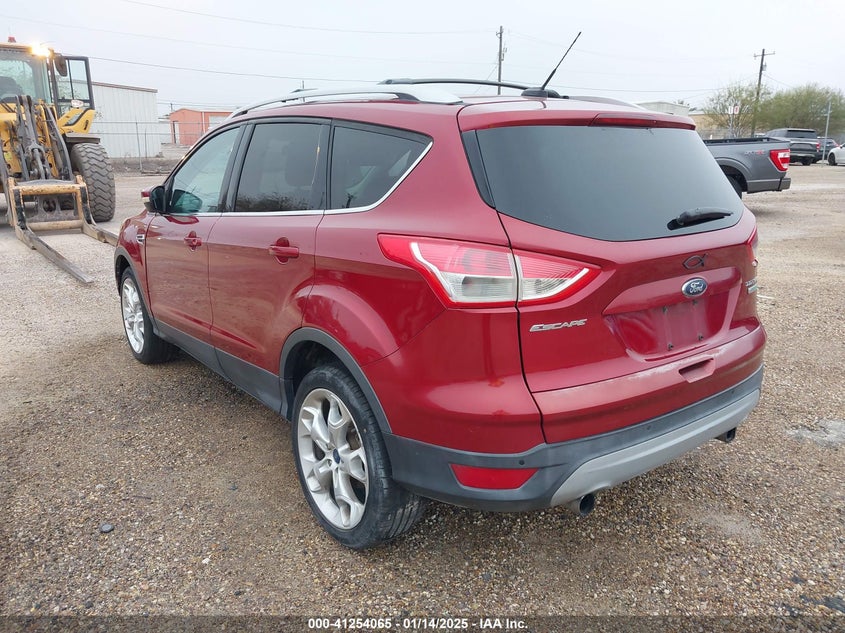 Vin: 1fmcu0j9xdub54532, lot: 41744411, ford escape titanium 20133