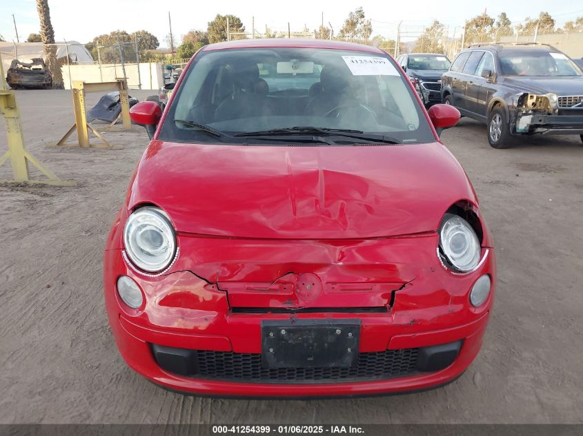 2012 Fiat 500 Pop VIN: 3C3CFFAR2CT382541 Lot: 41254399