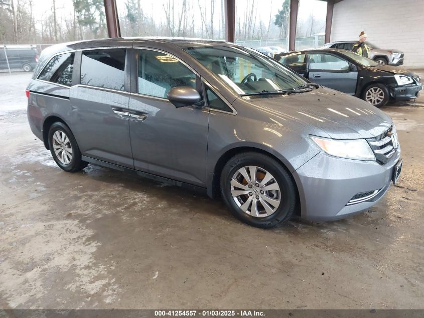 VIN 5FNRL5H66EB128367 2014 Honda Odyssey, Ex-L no.1