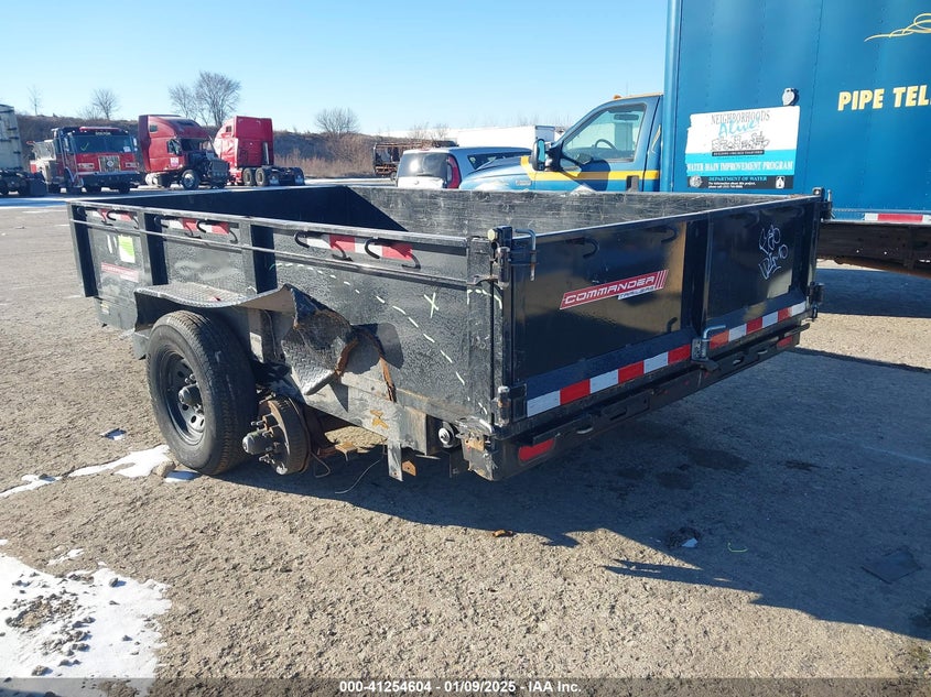 2021 BWISE BUMPER PULL DUMP TRAILER(VIN: 58CB1DB20MC003721