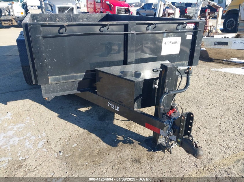 2021 BWISE BUMPER PULL DUMP TRAILER(VIN: 58CB1DB20MC003721