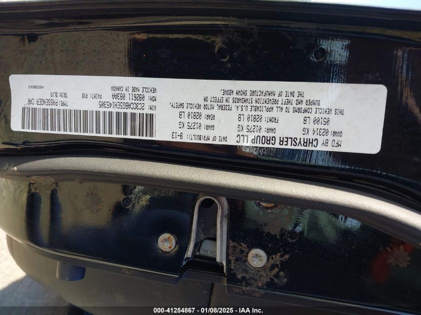 VIN 2C3CCABG5EH145305 2014 CHRYSLER 300 no.9