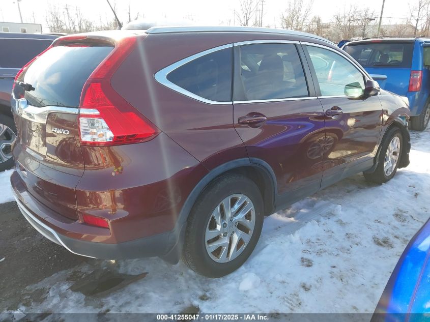 VIN 5J6RM4H77FL054370 2015 Honda CR-V, Ex-L no.4