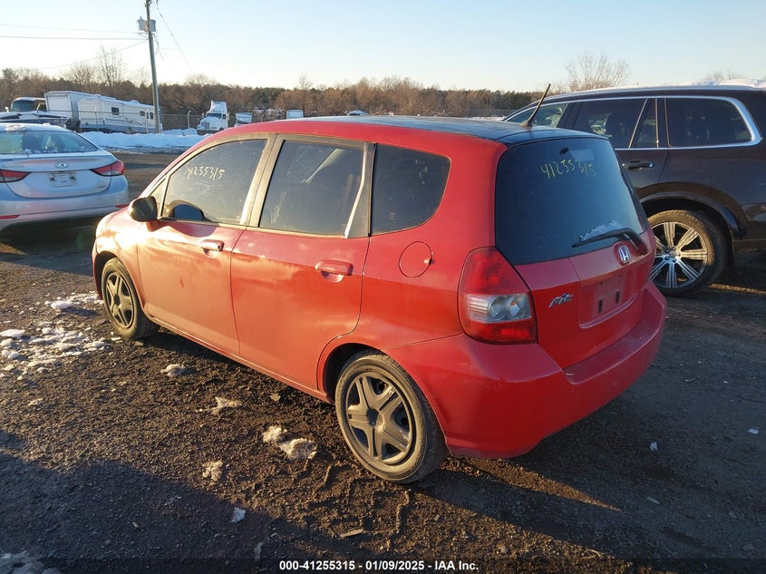 2008 HONDA FIT VIN: JHMGD38408S003278