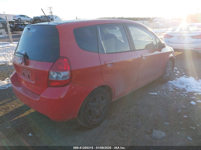 2008 HONDA FIT VIN: JHMGD38408S003278