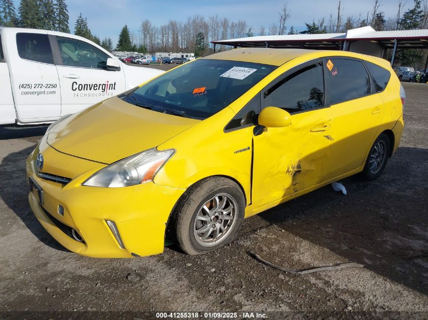 VIN JTDZN3EU8D3189166 2013 TOYOTA PRIUS V no.2