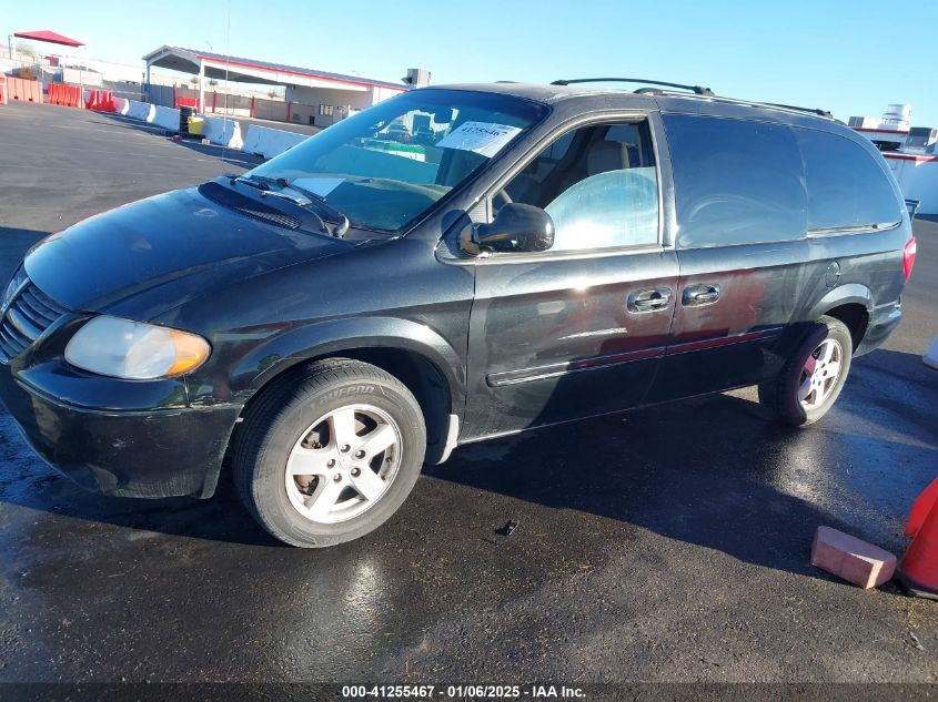 2007 Dodge Grand Caravan Sxt VIN: 2D4GP44L47R213042 Lot: 41255467