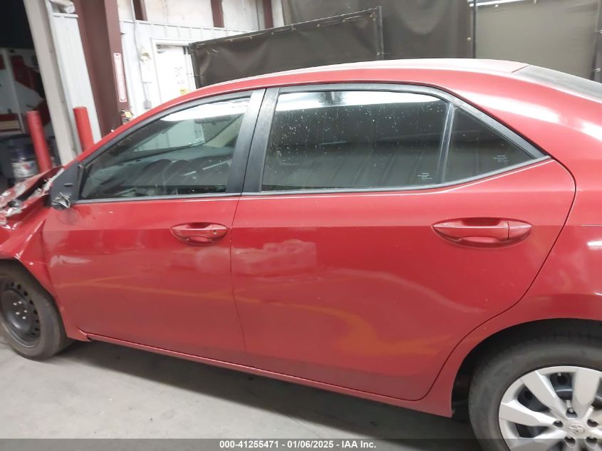 2016 Toyota Corolla Le VIN: 2T1BURHE9GC643271 Lot: 41255471