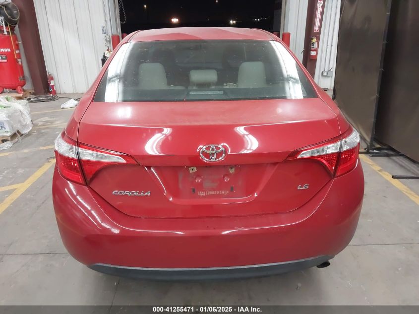 2016 Toyota Corolla Le VIN: 2T1BURHE9GC643271 Lot: 41255471
