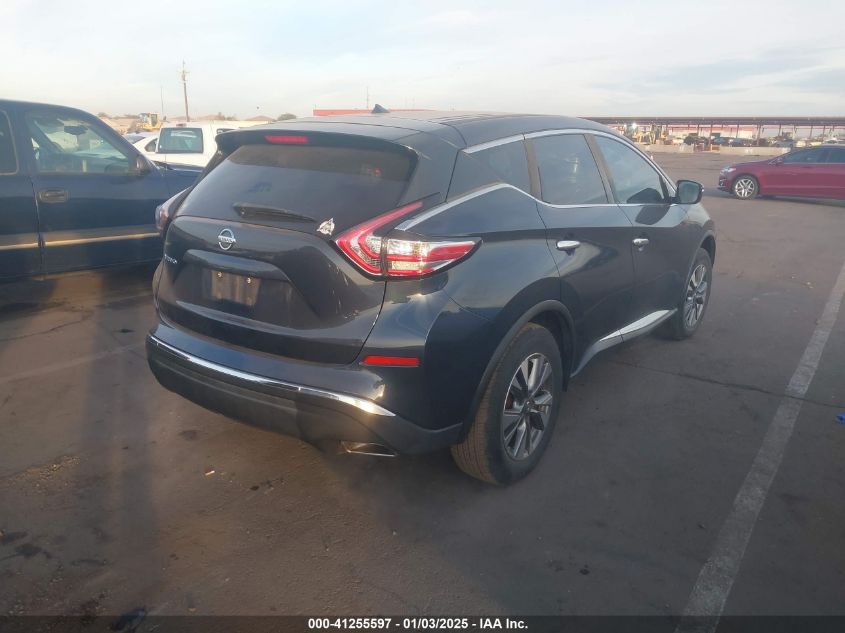 VIN 5N1AZ2MG6FN236219 2015 Nissan Murano, S no.4