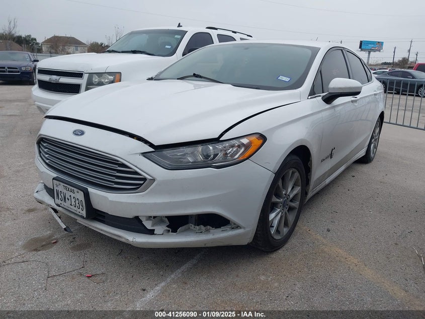 Vin: 3fa6p0lu4hr408779, lot: 41746441, ford fusion hybrid se 20172