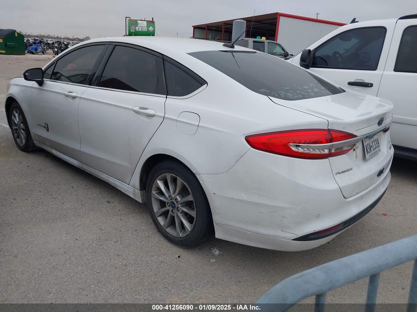 Vin: 3fa6p0lu4hr408779, lot: 41746441, ford fusion hybrid se 20173