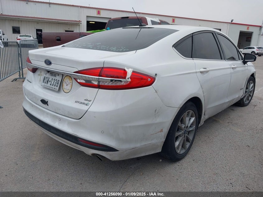 Vin: 3fa6p0lu4hr408779, lot: 41746441, ford fusion hybrid se 20174